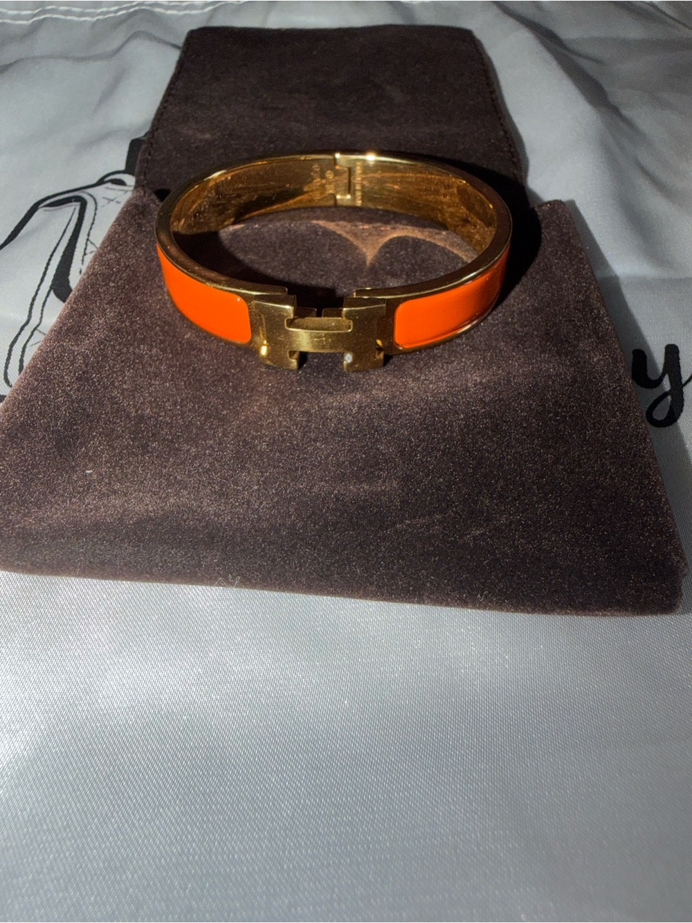 100% Authentic Hermès Clic Clac H bracelet
